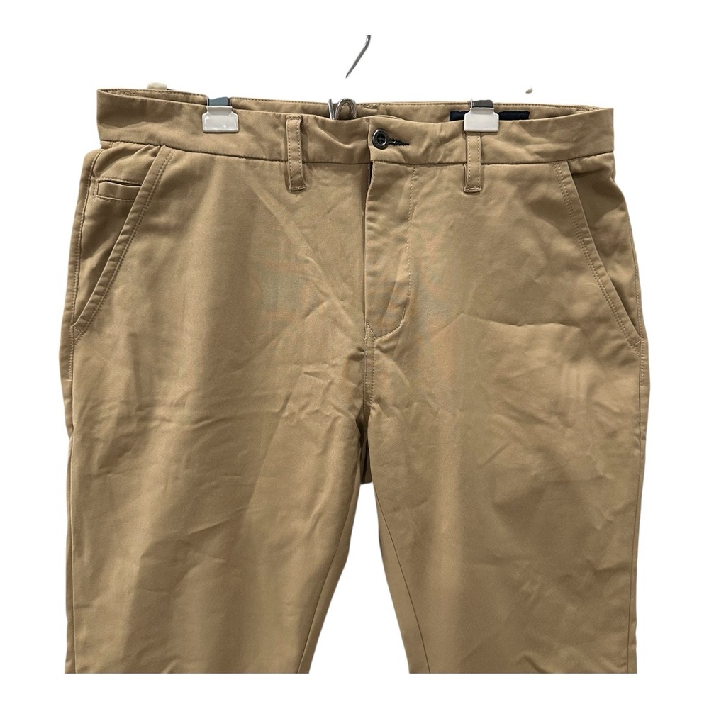 Woodies Chino Pants Mens‎ 36x33 Tan Casual 5 Pocket Cotton Blend Stretch